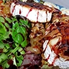 Ensalada de queso de cabra.