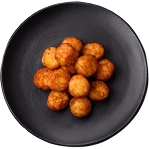 Plato de croquetas.